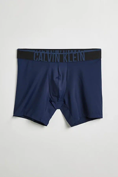 Calvin Klein Intense Power Tonal Ultra Cooling Boxer Brief In Blue, Men's At Urban Outfitters