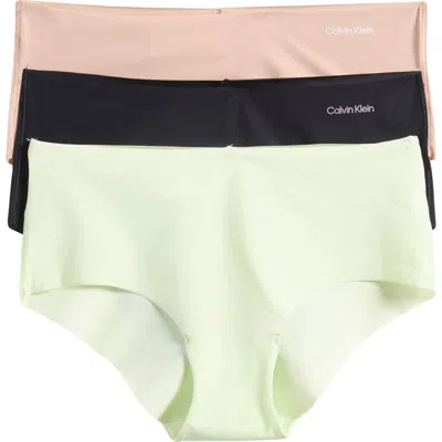 Calvin Klein Invisibles 3-pack Hipster Briefs In Multi