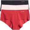 Calvin Klein Invisibles 3-pack Hipster Briefs In Multi
