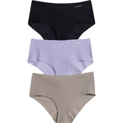 CALVIN KLEIN CALVIN KLEIN INVISIBLES 3-PACK HIPSTER BRIEFS 