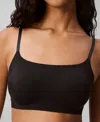 Calvin Klein Invisibles Comfort Lightly Lined Retro Bralette Qf4783 In Black