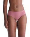 Calvin Klein Cotton Form Bikini Underwear Qd3644 In Deep Mauve