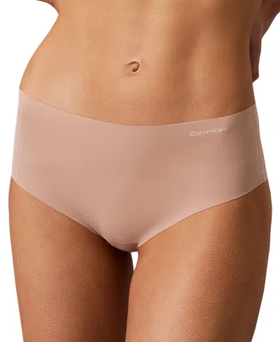 Calvin Klein Invisibles Seamless Microfiber Stretch Hipster Panty, Qd5414 In Cedar