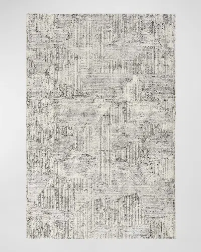 Calvin Klein Irradiant Power-loomed Rug In Gray