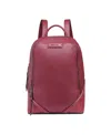 Calvin Klein Iver Mixed Material Zip-around Backpack In Cabernet