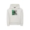 Calvin Klein Ivory Sweatshirt For Boy With Logo In Ivory