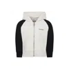 Calvin Klein Zippered Sweatshirt In Ivory