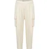 Calvin Klein Ivory Trousers For Boy With Logo In Ivory