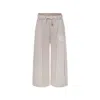 Calvin Klein Drawstring Casual Pants In Ivory
