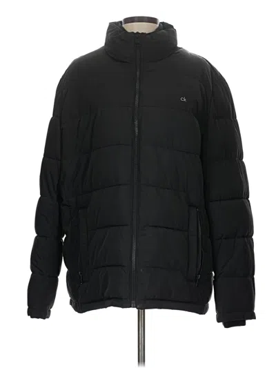 Pre-owned Calvin Klein Jacket In Black