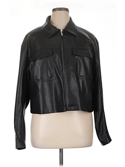 Pre-owned Calvin Klein Jacket In Black