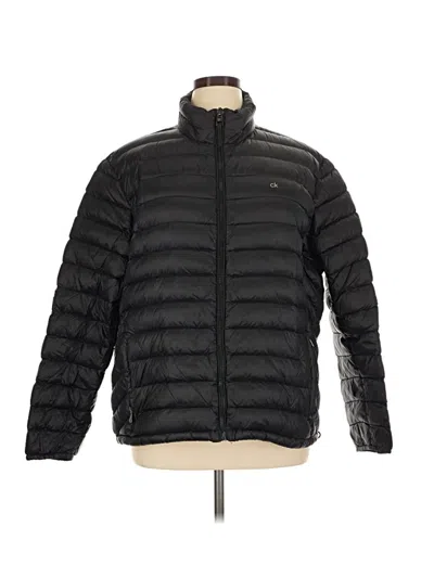 Pre-owned Calvin Klein Jacket In Black
