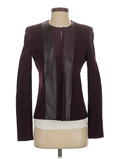 Pre-owned Calvin Klein Jacket In Burgundy