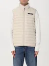 Calvin Klein Logo-patch Gilet In Beige