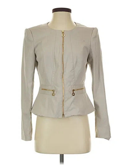 Pre-owned Calvin Klein Jacket In Ivory