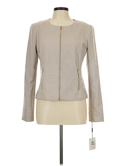 Pre-owned Calvin Klein Jacket In Ivory