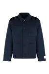 Calvin Klein Jacket Made Of Mixed Wool In Blue