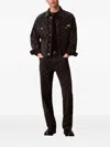 Calvin Klein Jacquard Denim Jacket In Multi