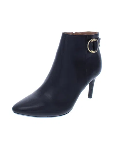 Calvin Klein Jailene Womens Pointed Toe Ankle Boots In Black