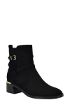 Calvin Klein Women's Jasen Buckle Strap Block Heel Booties In Black