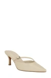 Calvin Klein Jansy Pointed Toe Mule In Light Natural