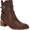 Calvin Klein Jasen Womens Zip Up Slip On Booties In Multi