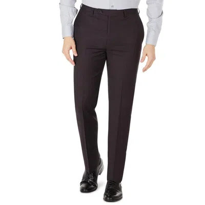 Calvin Klein Jayden Mens Wool Blend Skinny Fit Suit Pants In Brown