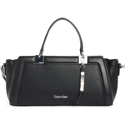 Calvin Klein Jean Baguette Satchel In Multi