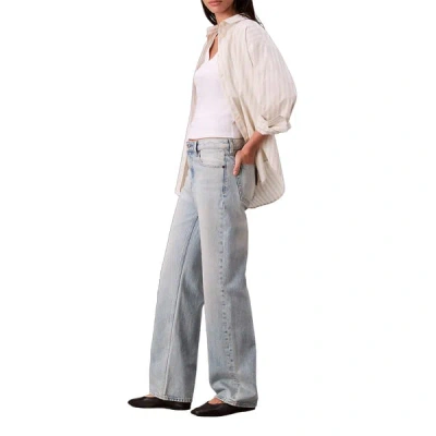 Calvin Klein Jean Coupe Droite In Blue