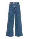 Calvin Klein High-rise Wide-leg Jeans In Blue