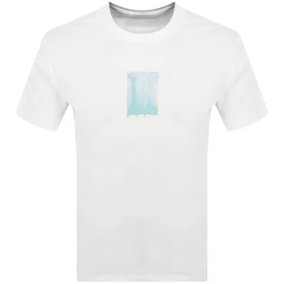 Calvin Klein Jeans Brush Stroke T Shirt White