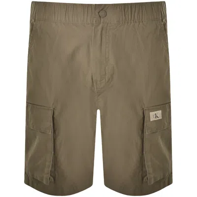 Calvin Klein Jeans Cargo Shorts Khaki