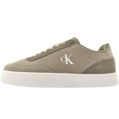 Calvin Klein Jeans Classic Cupsole Trainers Khaki