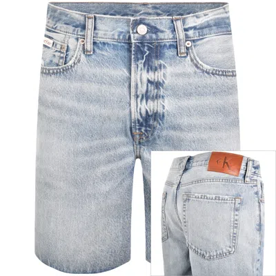 Calvin Klein Jeans Classic Denim Shorts Blue