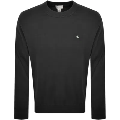 Calvin Klein Jeans Crew Neck Jumper Black