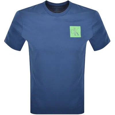 Calvin Klein Jeans Crew Neck T Shirt Blue