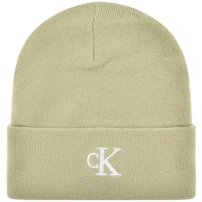 Calvin Klein Jeans Embroidered Beanie Grey
