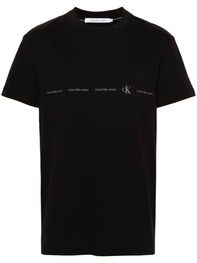 Calvin Klein Jeans Est.1978 Calvin Klein T-shirt Con Stampa In Black