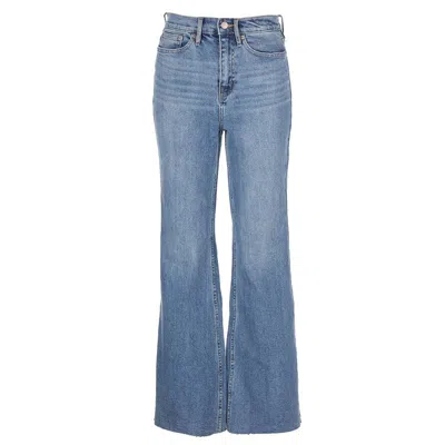 Calvin Klein Jeans Est.1978 Super High Rise Straight With Light Distress Vintage Stretch 30 Inseam Jeans In Blue