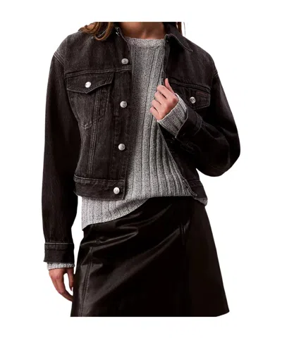 Calvin Klein Jeans Est.1978 90's Denim Jacket In Black