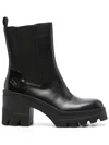 Calvin Klein Jeans Est.1978 Chunky Heeled Chelsea Boot In Black