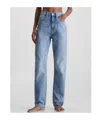 Calvin Klein Jeans Est.1978 Authentic High-rise Straight-leg Jeans In Blue