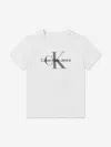 CALVIN KLEIN JEANS EST.1978 BABY GIRLS MONOGRAM T-SHIRT 9 MTHS WHITE