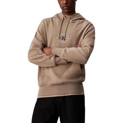 Calvin Klein Jeans Est.1978 Beige Cotton Sweater In Brown