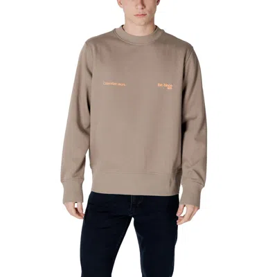 Calvin Klein Jeans Est.1978 Beige Cotton Sweater In Neutral