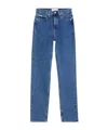 Calvin Klein Jeans Est.1978 Belt Ring Denim Trousers In Blue