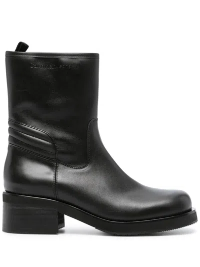 Calvin Klein Jeans Est.1978 Biker Boot In Black