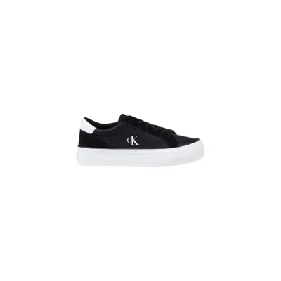 Calvin Klein Jeans Est.1978 Black And White Recycled Polyamide Platform Sneakers