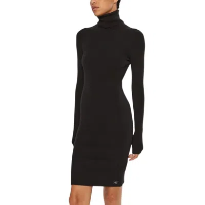 Calvin Klein Jeans Est.1978 Black Cotton Dress