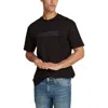 Calvin Klein Jeans Est.1978 Black Cotton Rigenerato T-shirt